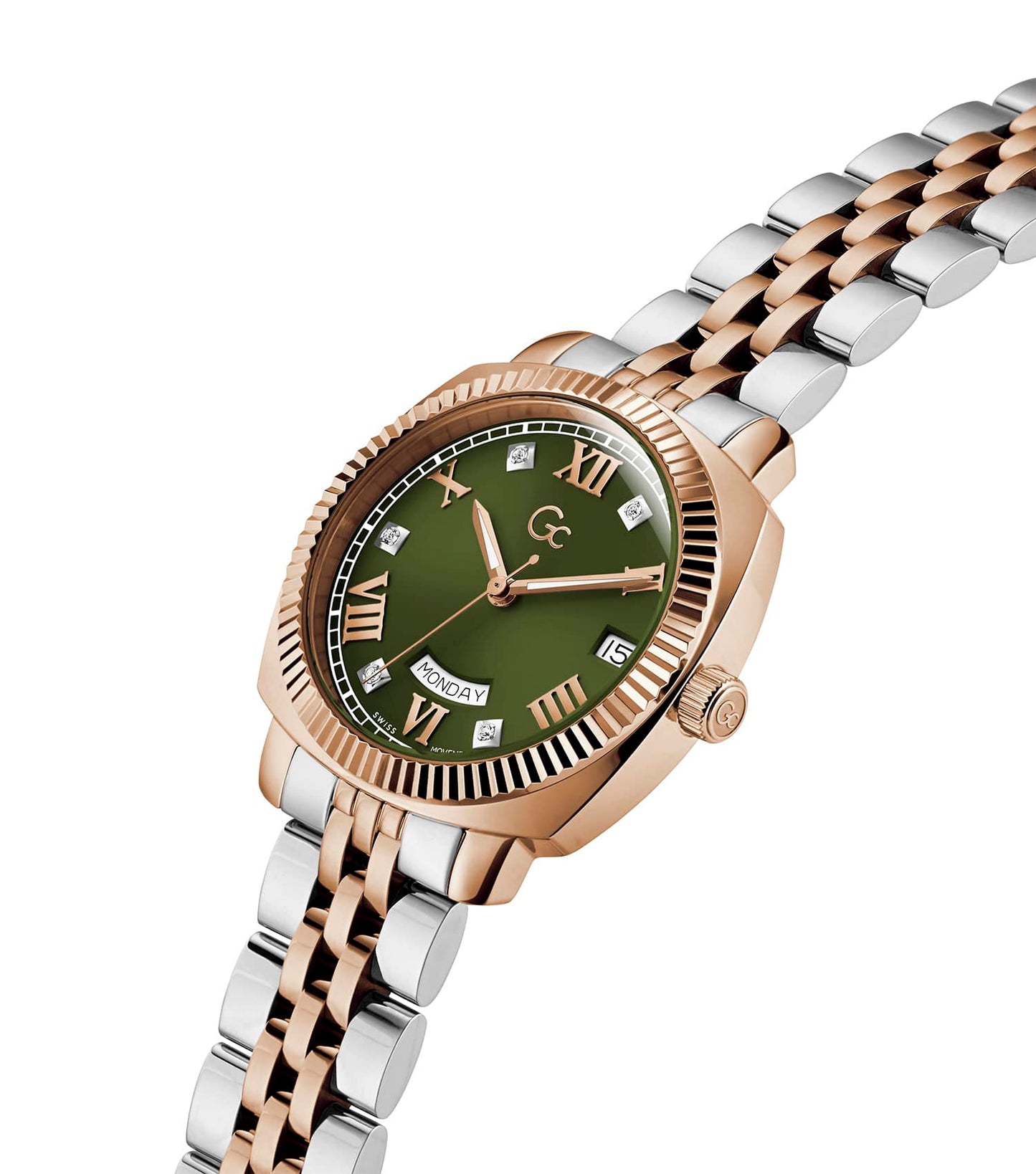 WOMEN GC FLAIR COUSSIN LADY QUARTZ WATCH 34 MM