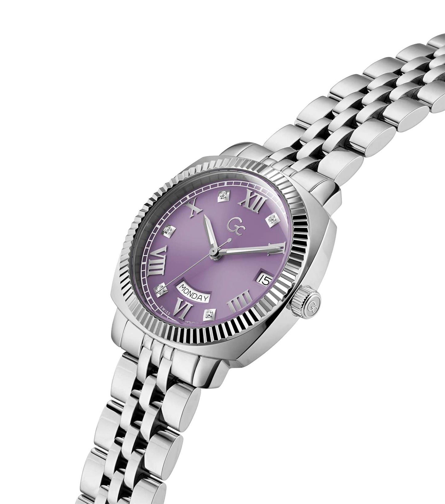 WOMEN GC FLAIR COUSSIN LADY QUARTZ WATCH 34 MM