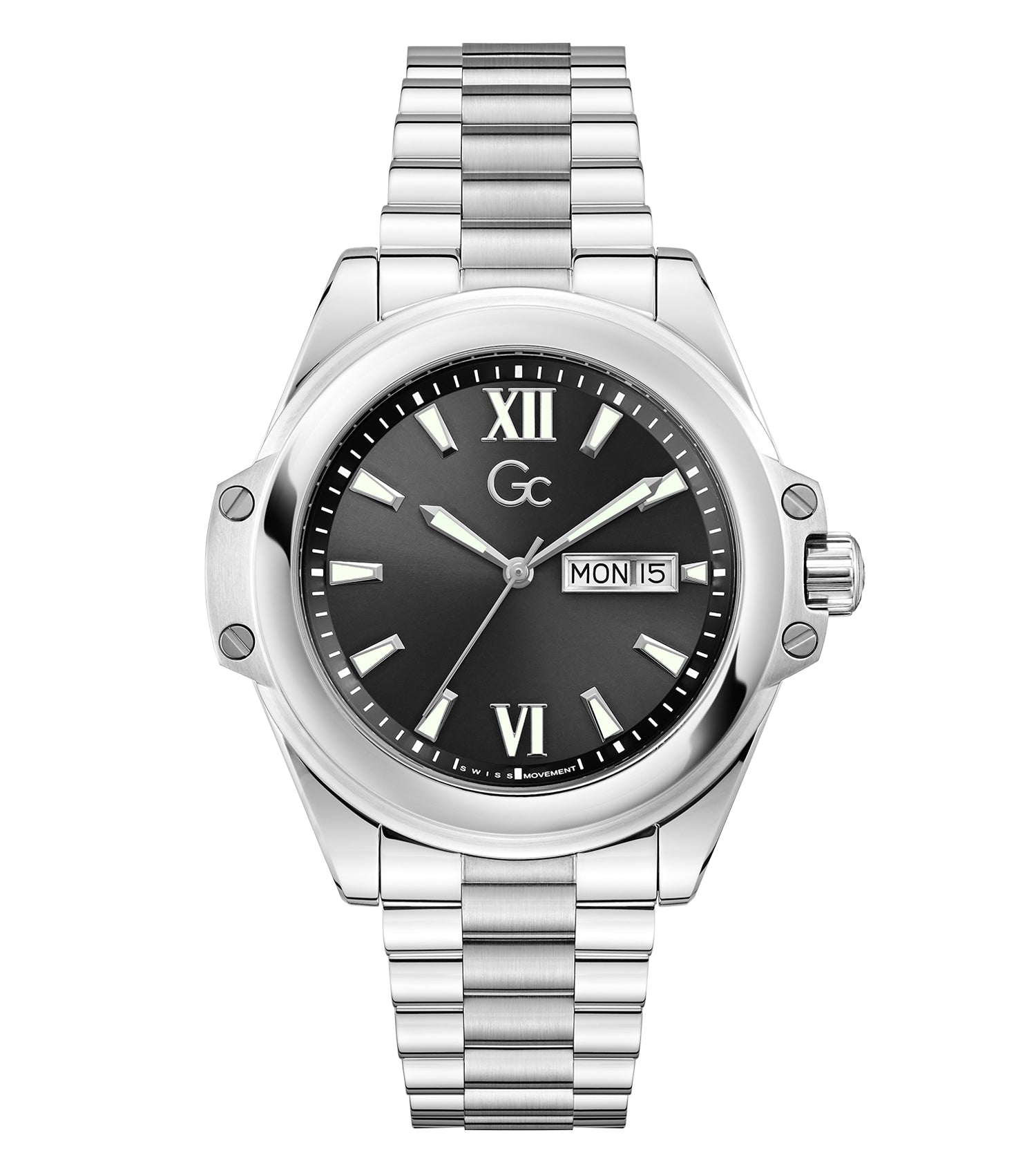 Men Bolt Quartz Watch 43 Mm