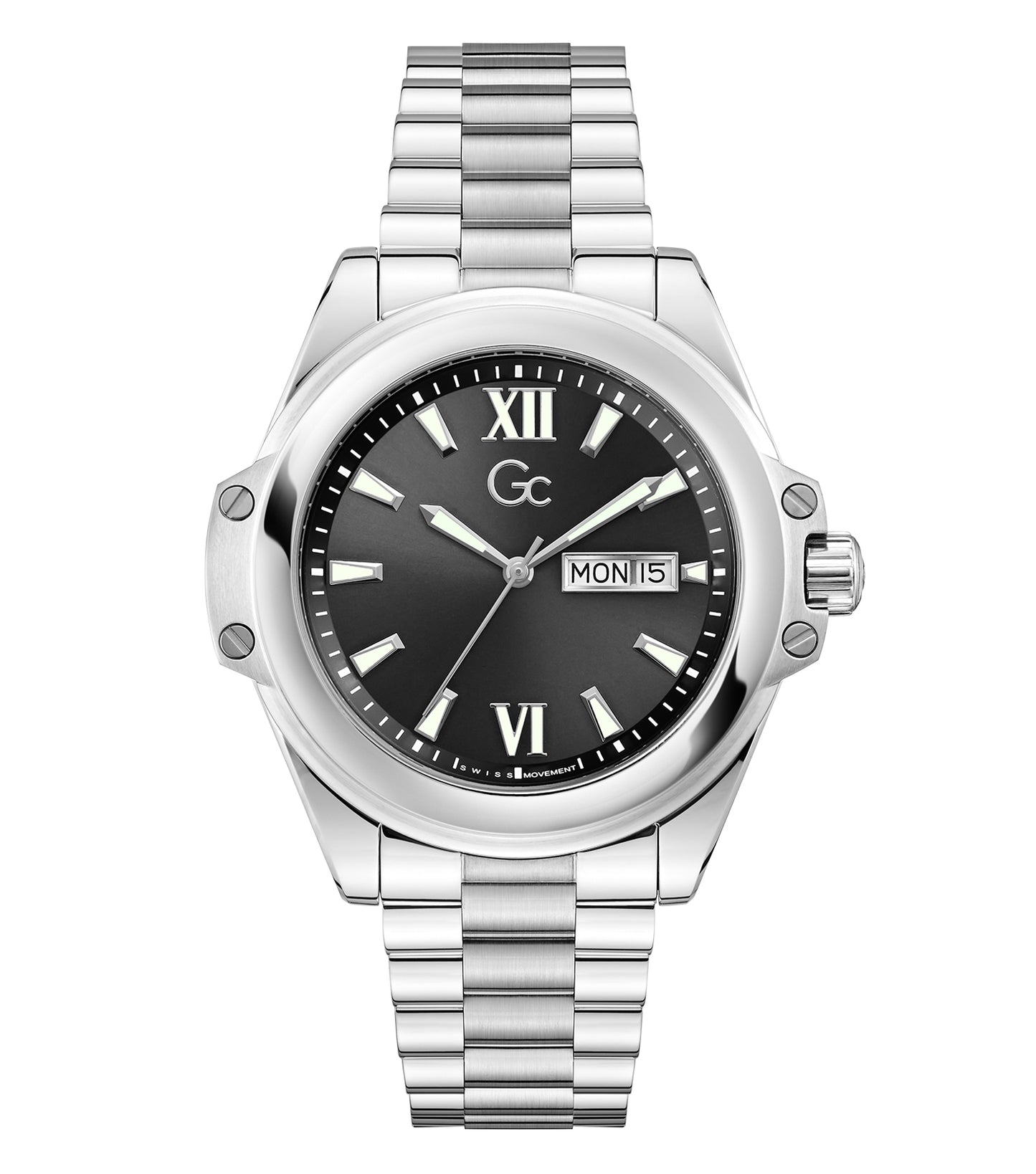 Men Bolt Quartz Watch 43 Mm