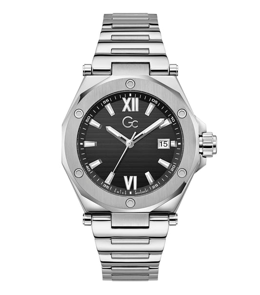 MEN GC LEGACY SLEEK QUARTZ WATCH 42 MM