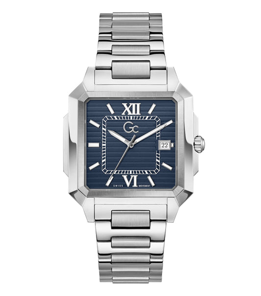 MEN SQUARECUT QUARTZ WATCH 41 MM