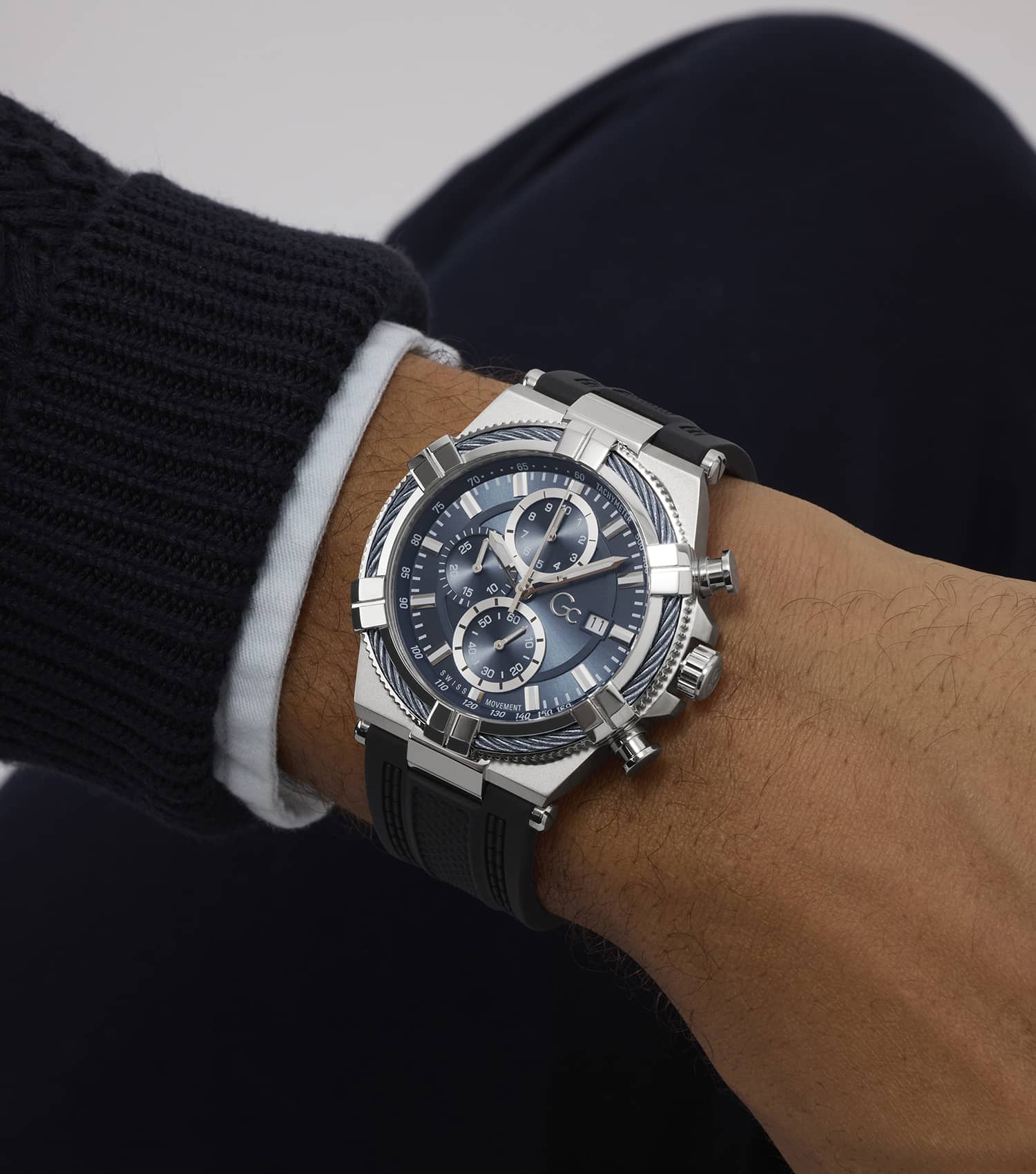 MEN IRONFORCE QUARTZ WATCH 44 MM