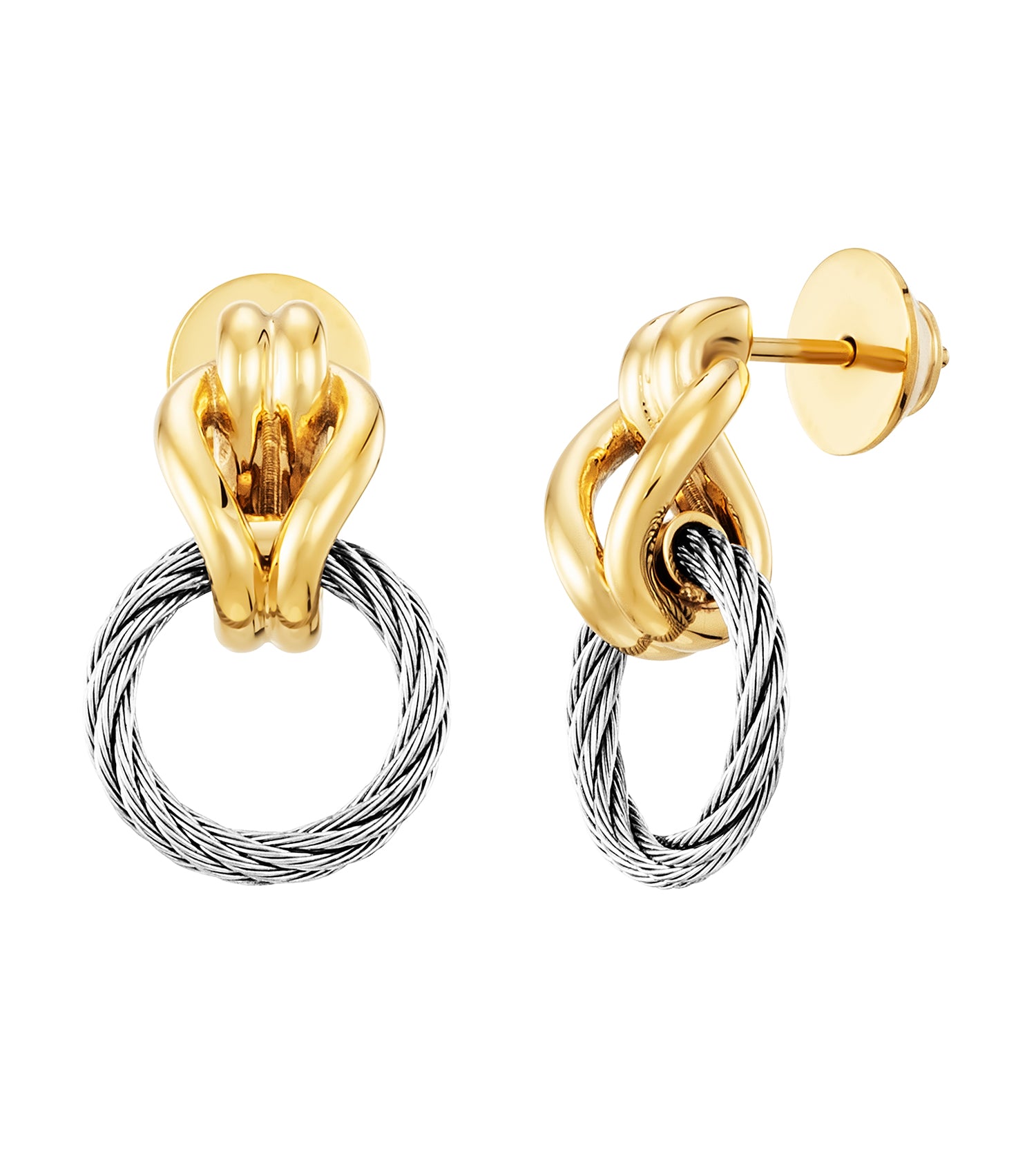 Earrings Knot Steel