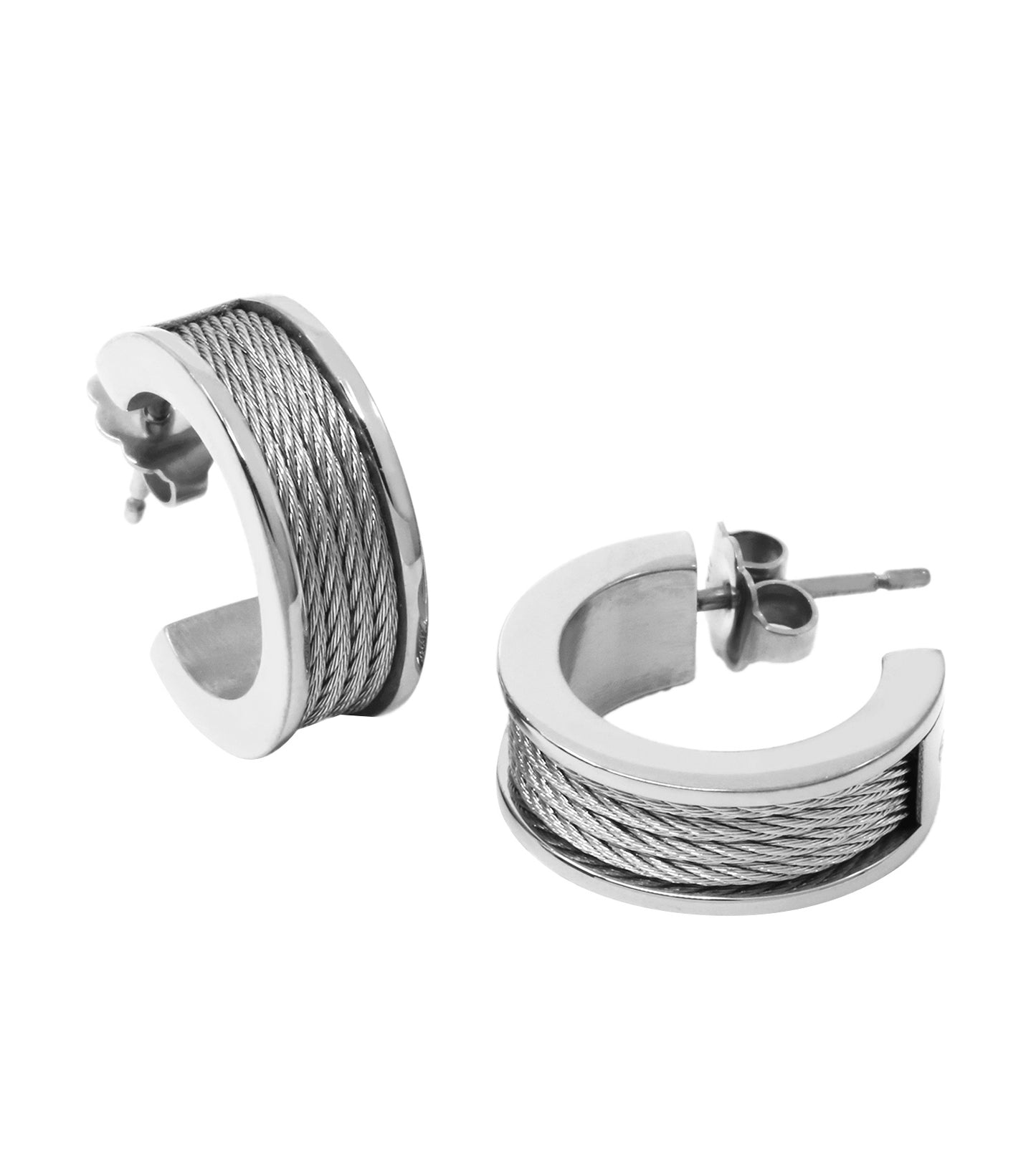 Earrings - Steel - Forever