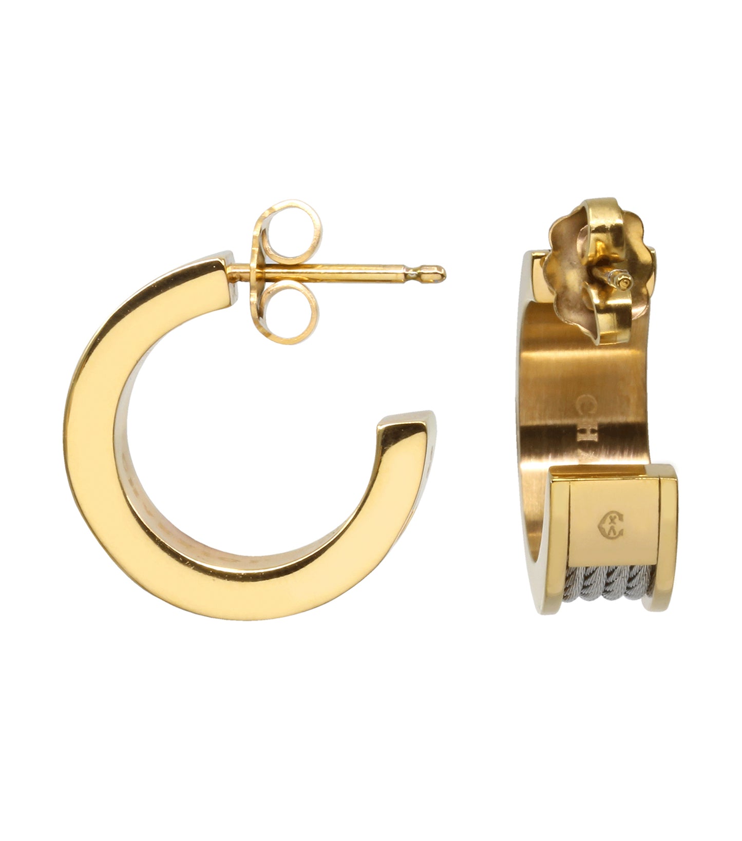 Earrings - PVD Yello - Forever