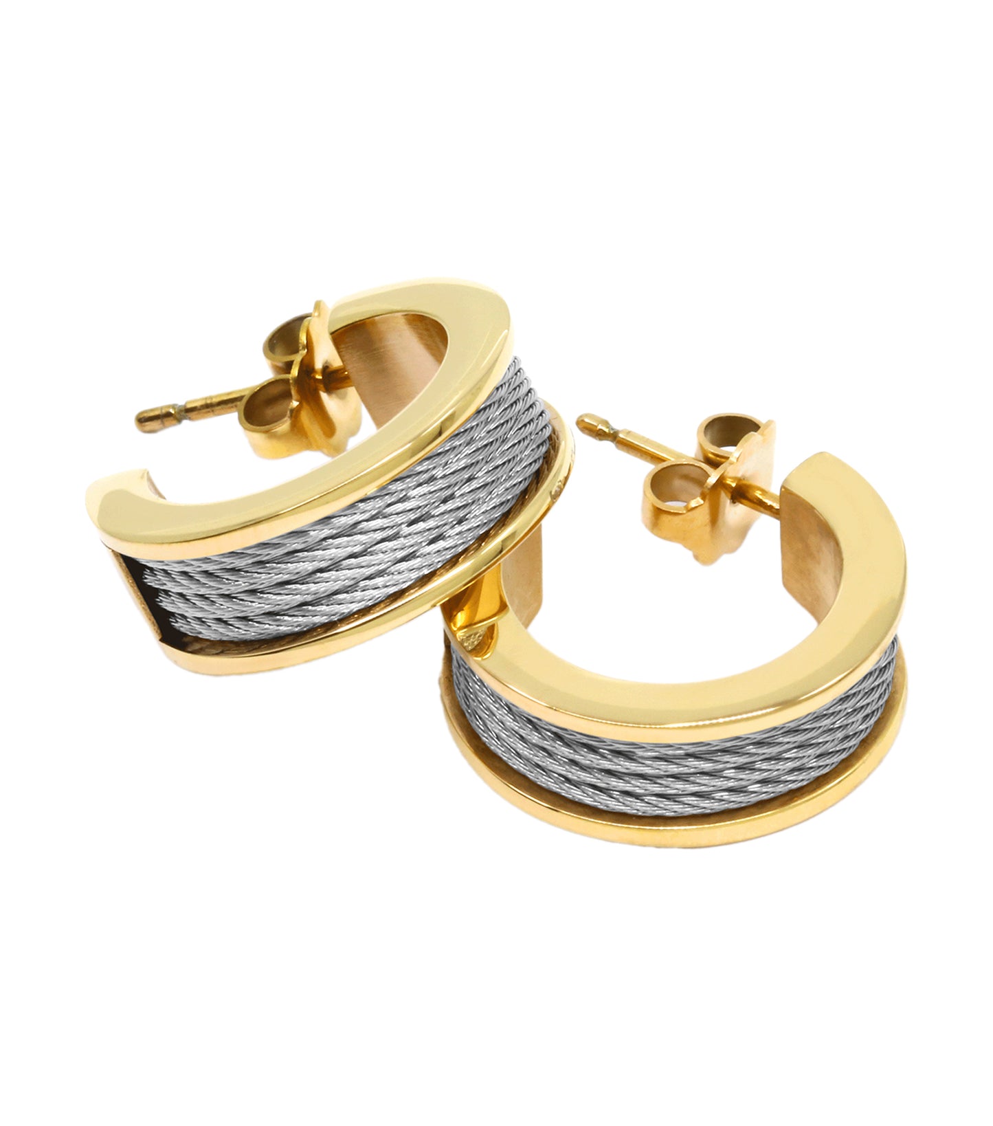 Earrings - PVD Yello - Forever