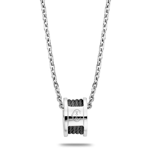 Necklace - PVD Black - Forever