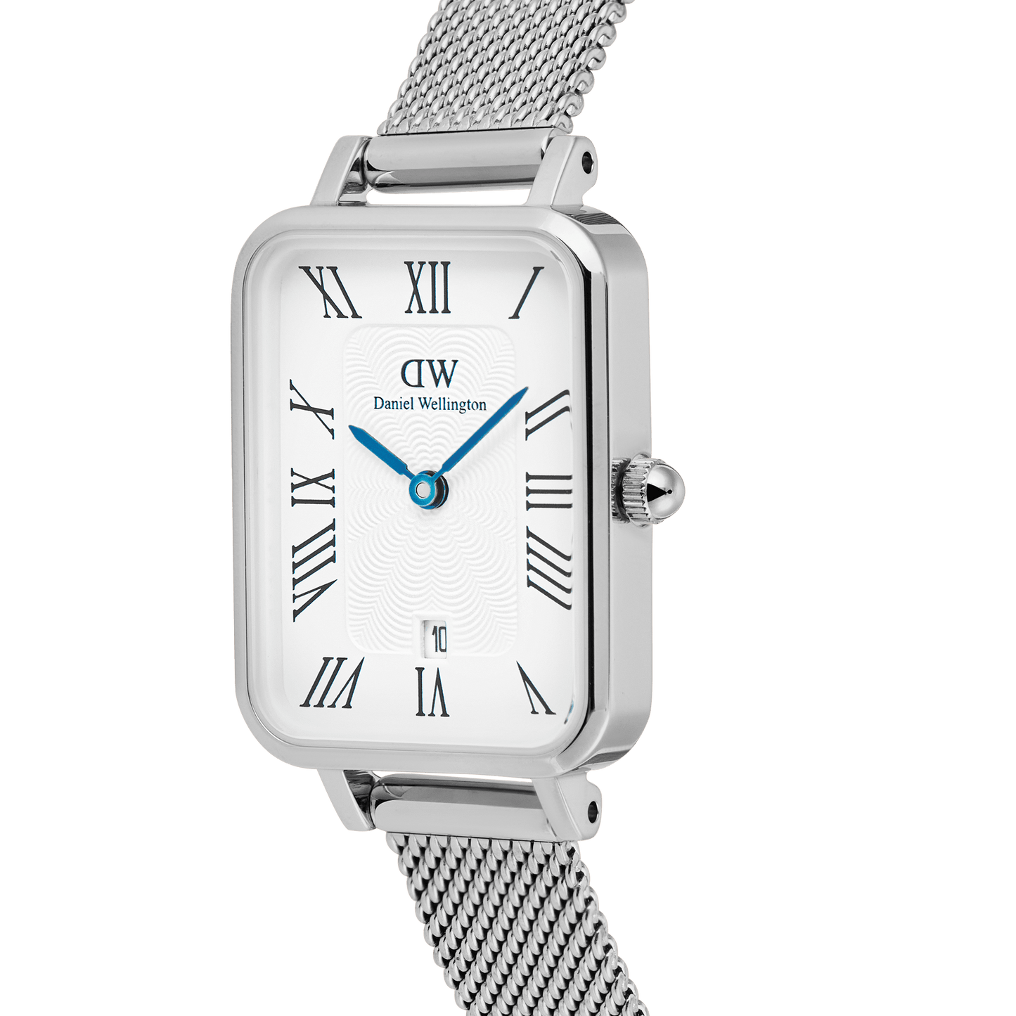 Quadro 20x26 Roman Numerals Date Sterling White S