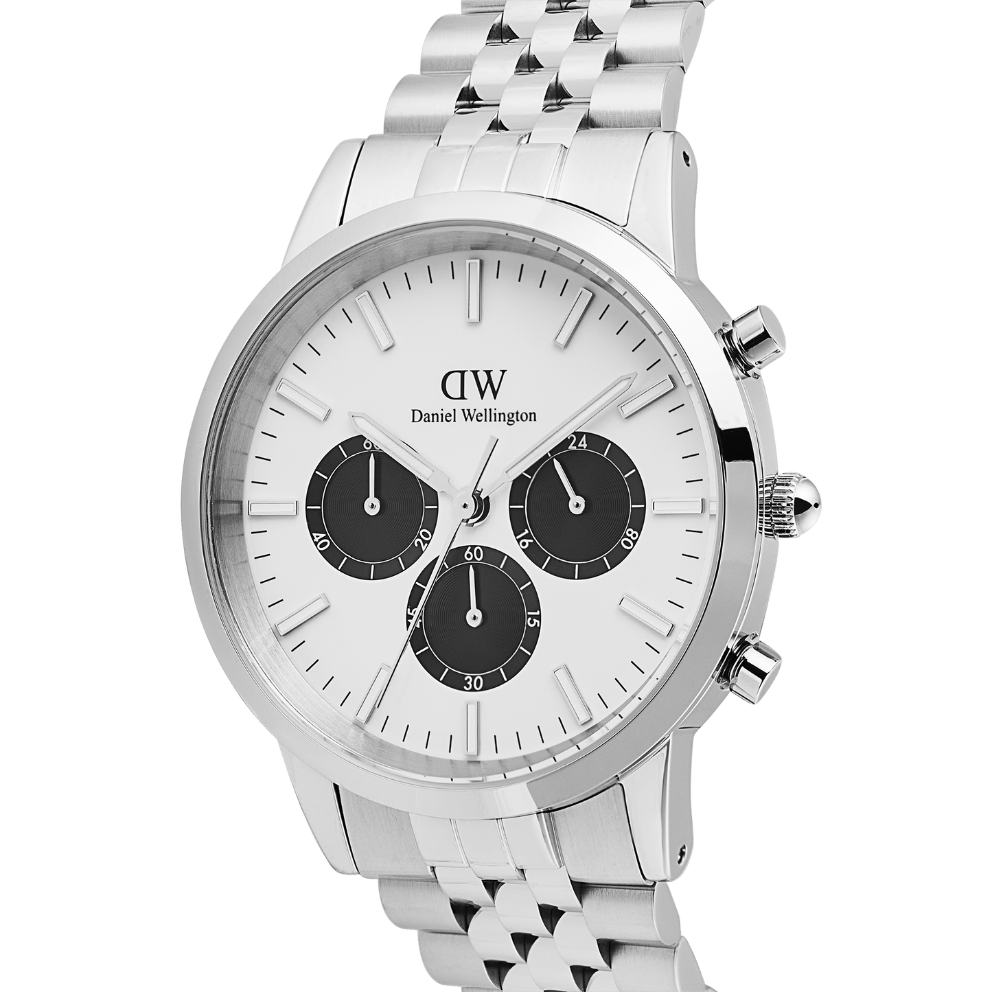 Iconic 42 Chronograph Arch 5-Link Off-White Panda S