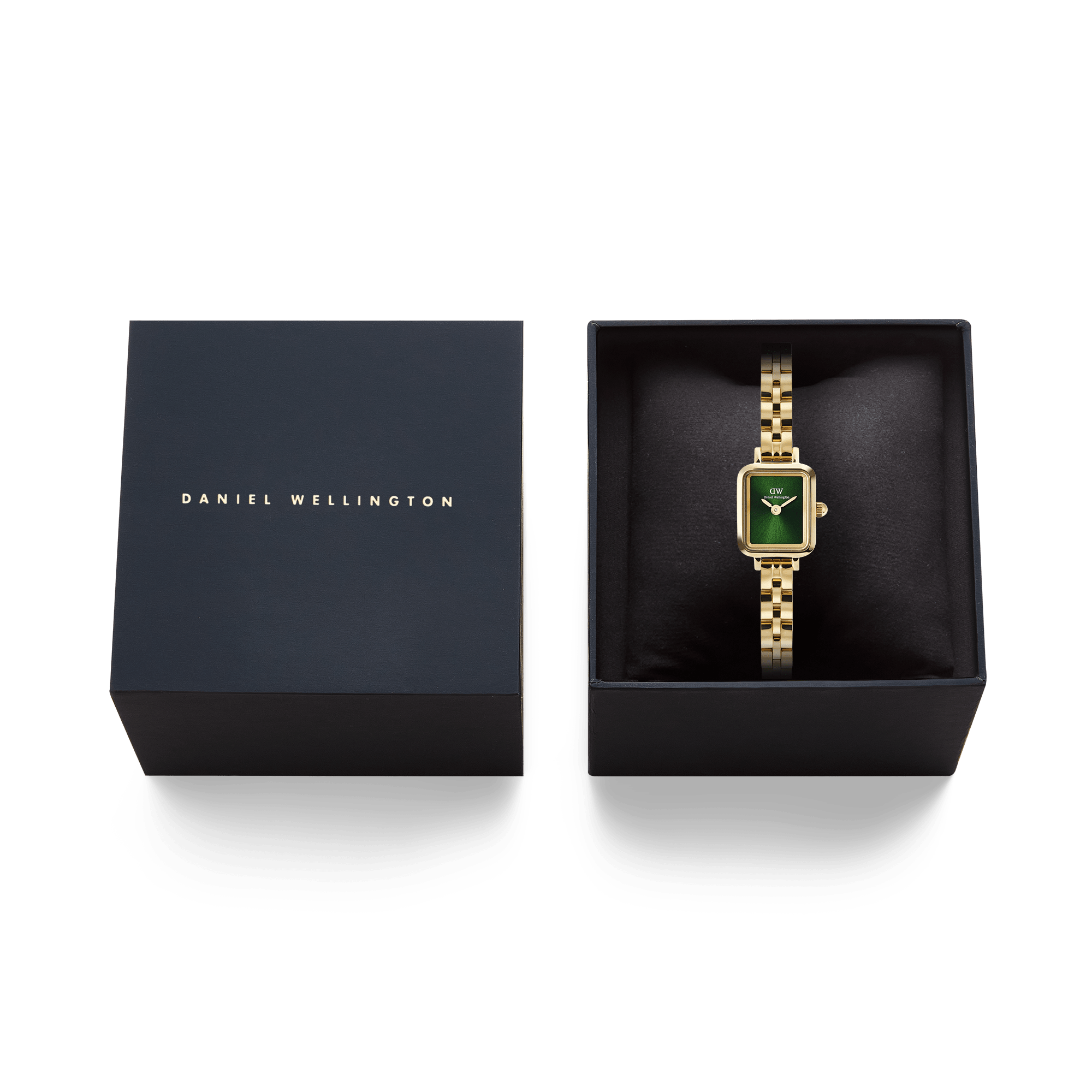 Quadro Mini 15.4x18.2 Arch 3-Link Emerald Sunray Gold