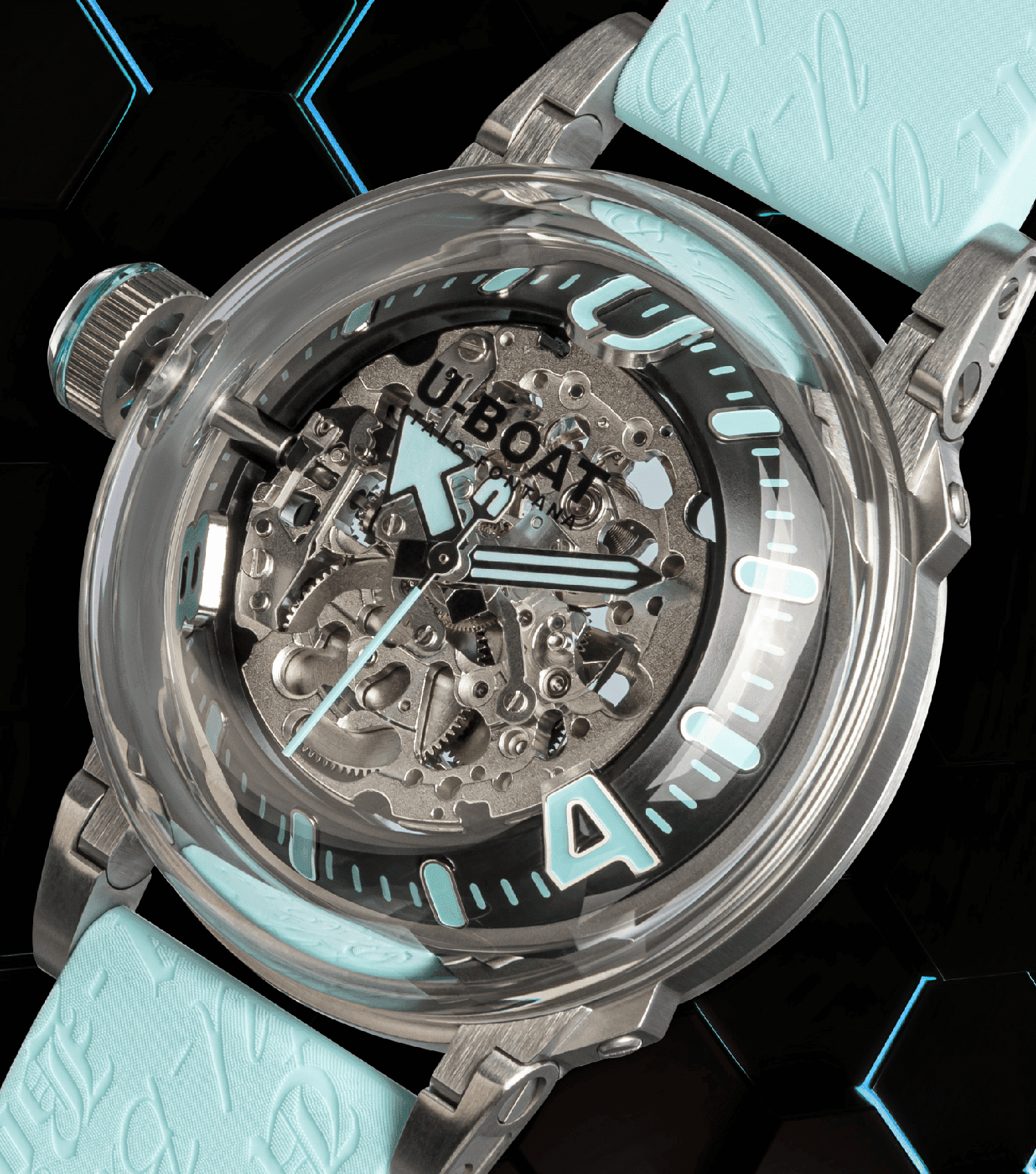 U-65 AUTOMATIC 44mm SS TURQUOISE
