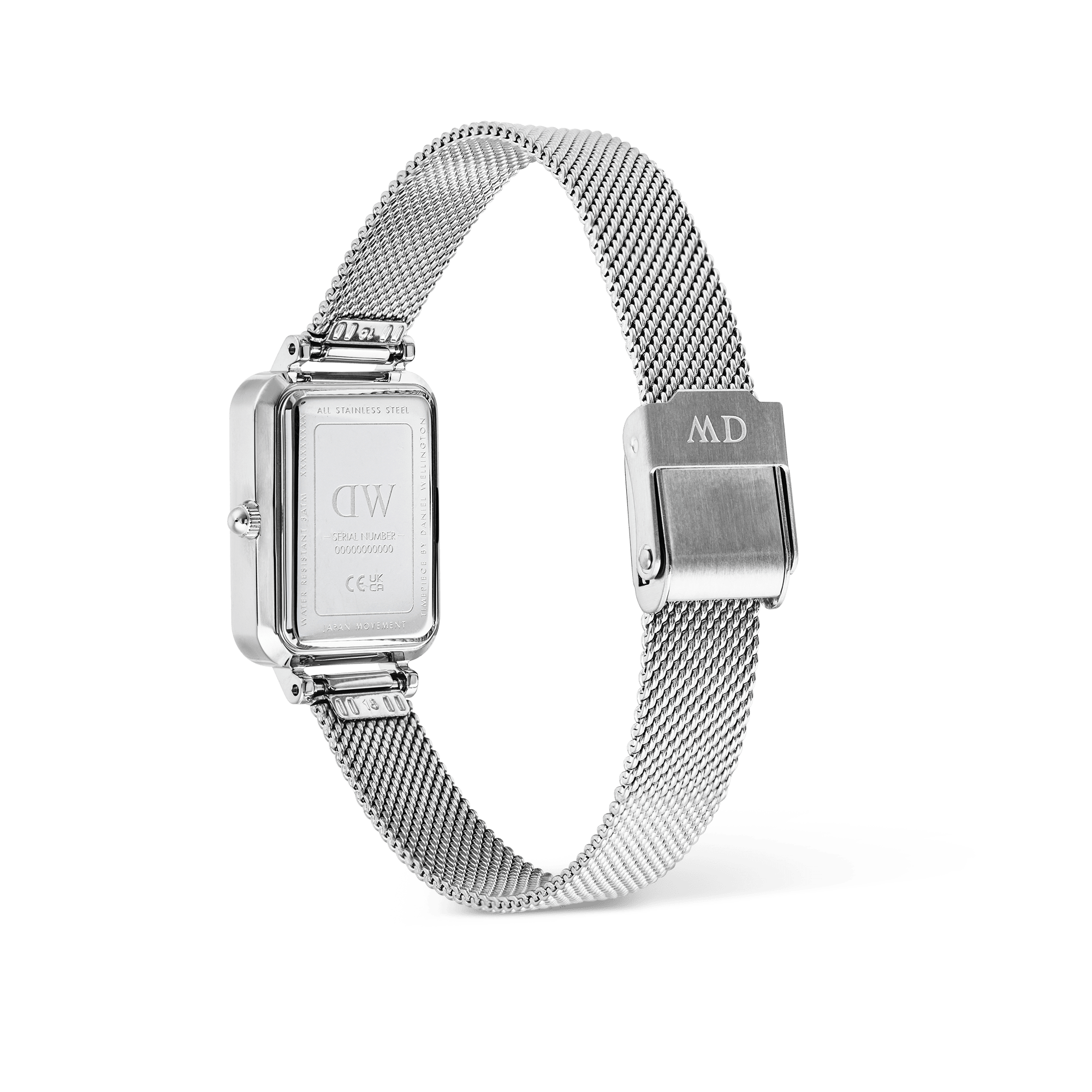 Quadro 20x26 Roman Numerals Date Sterling White S