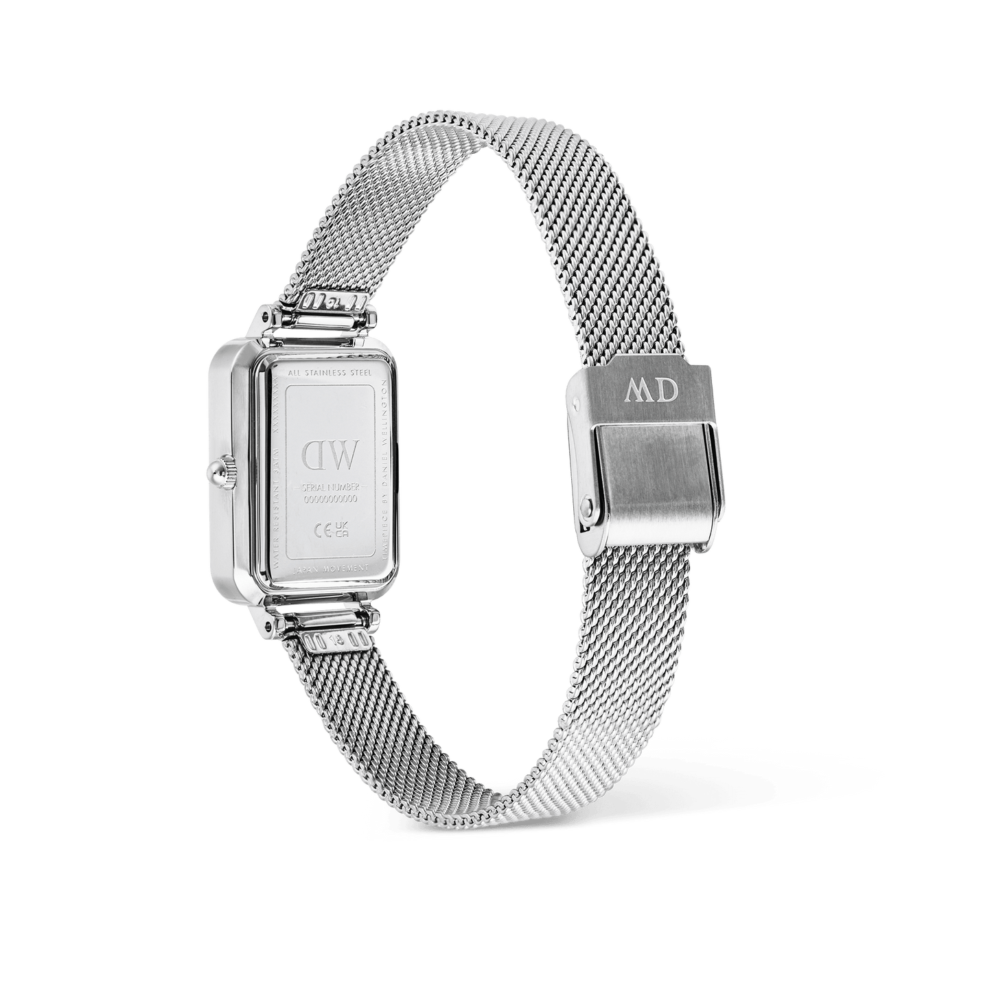 Quadro 20x26 Roman Numerals Date Sterling White S