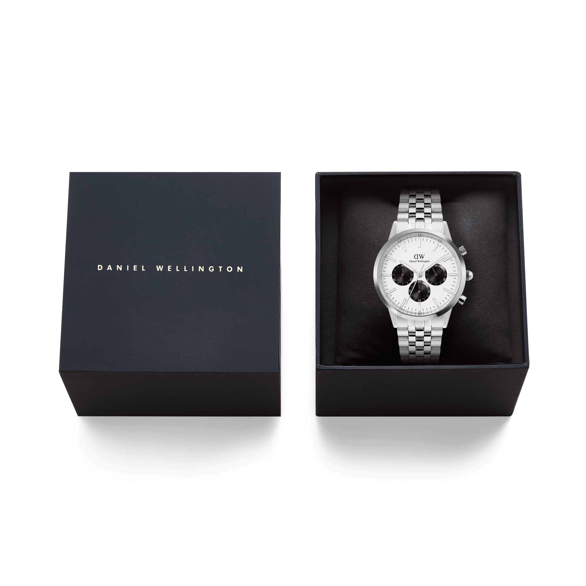 Iconic 42 Chronograph Arch 5-Link Off-White Panda S