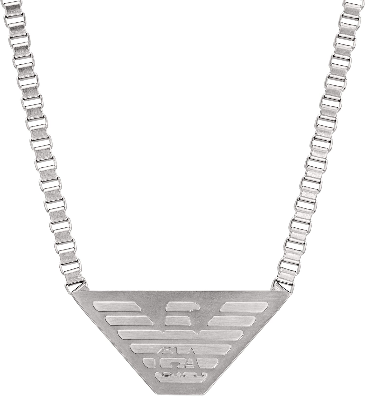 Buy Emporio Armani Men Silver Stainless Steel Necklace Online - 899212 |  The Collective