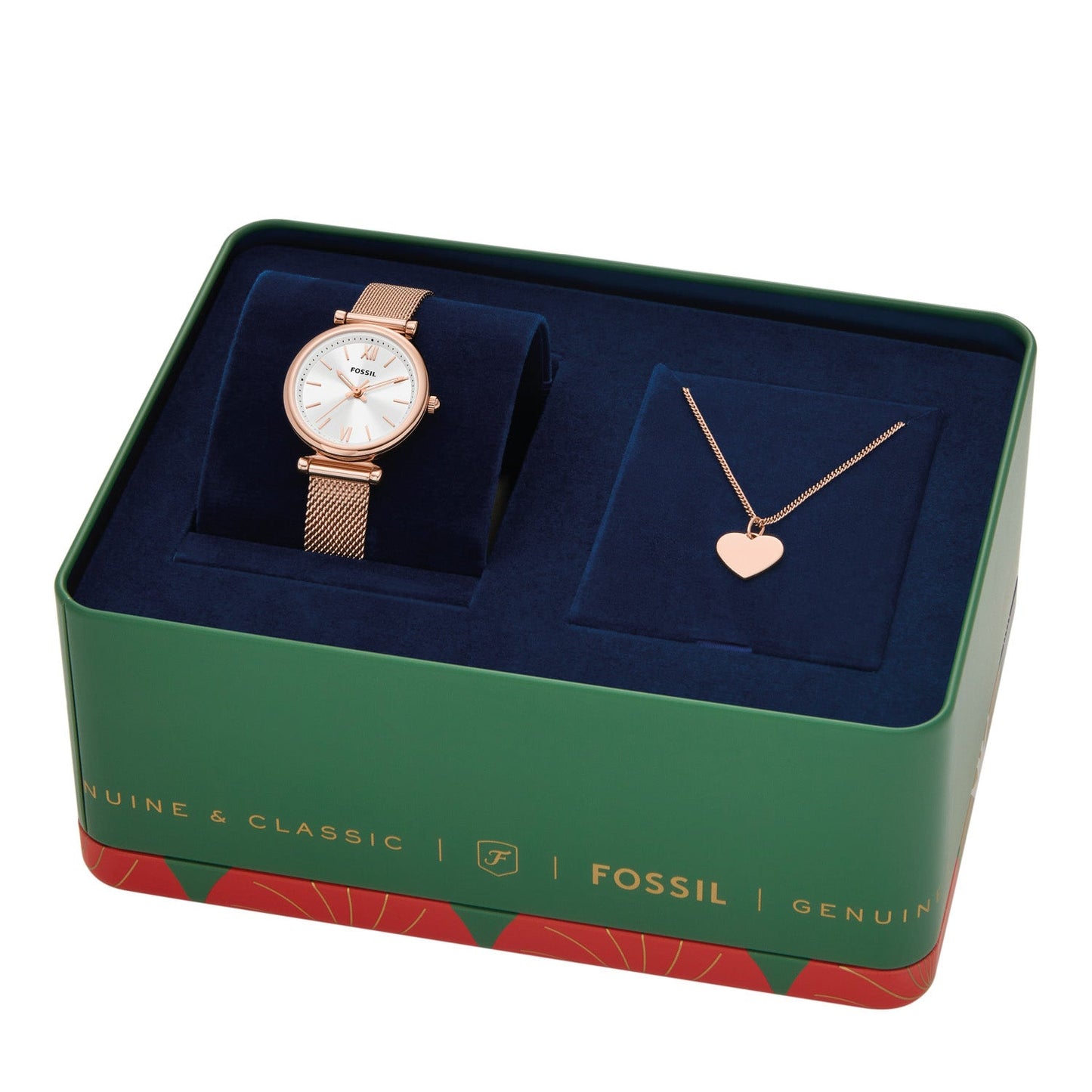 Rose Gold Stainless Steel Women's Watch with Rose Gold Strap