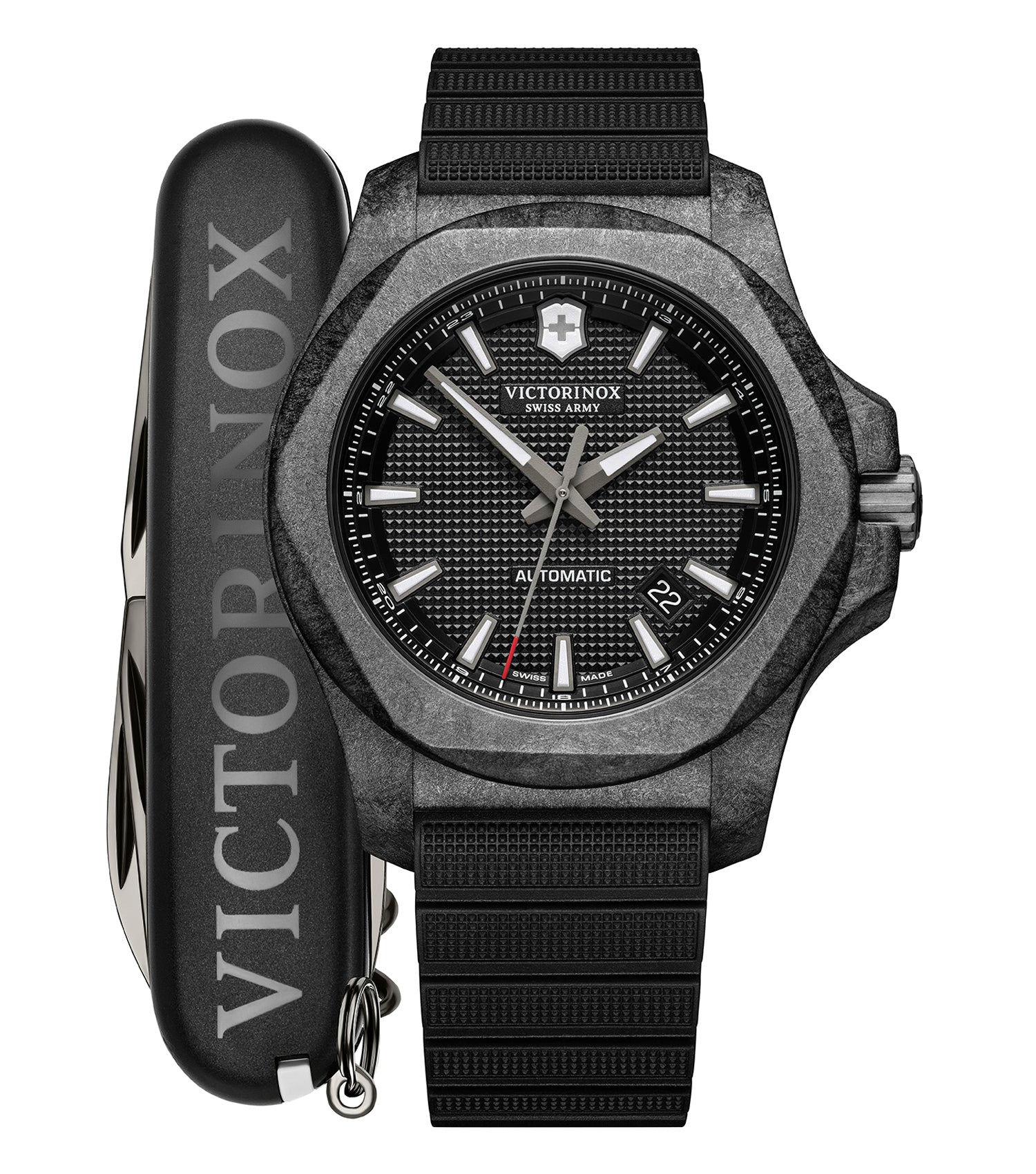 Men s I.N.O.X. Automatic Watch 43mm Black EDIT by Ahmed Seddiqi
